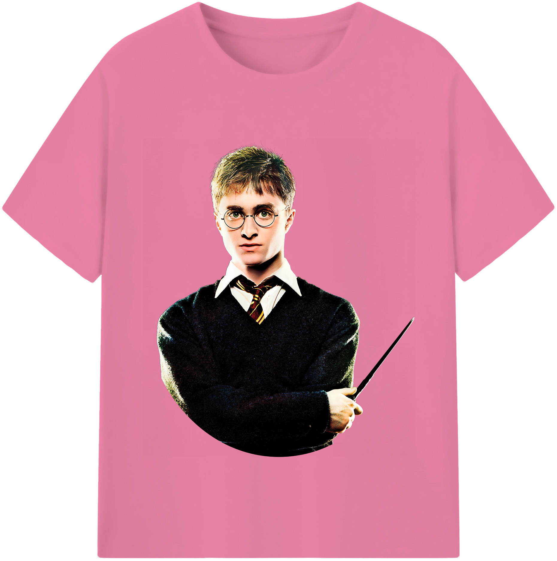 （画像用） Harry Potter ハリー・ポッターシリーズ 綿100％半袖Tシャツ（フロントプリント）